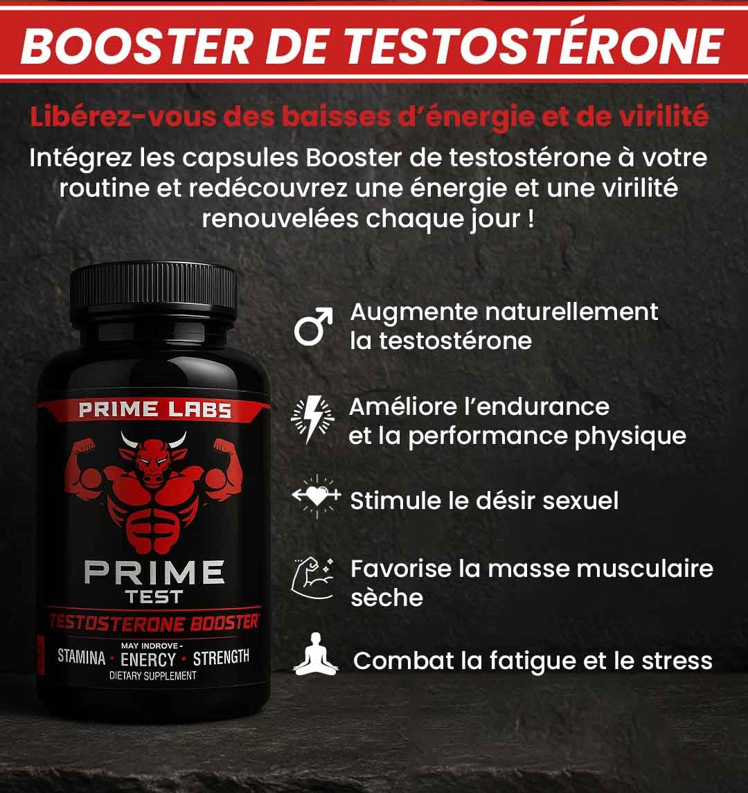 Force & Vitalité – Booster de Testostérone Naturel